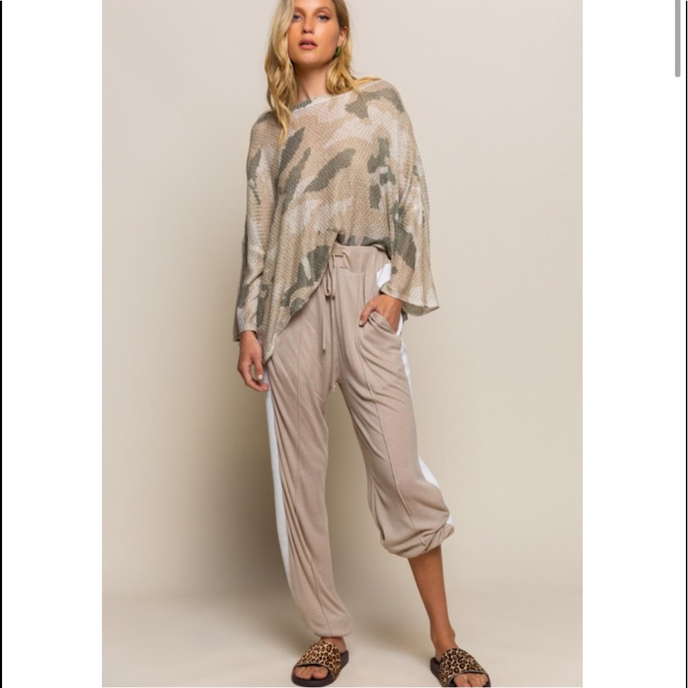 POL Camo Print Lightweight Sweater - Picture 2 of 16